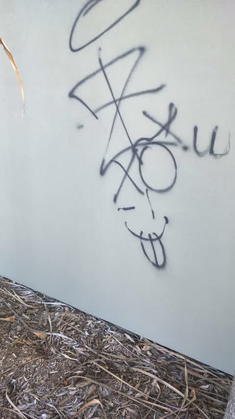 Graffiti, a report photo