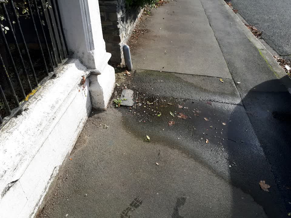 The photograph attached to this water supply report