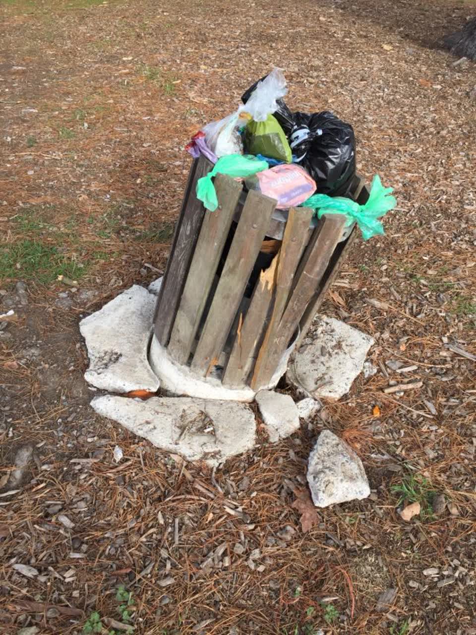 The photograph attached to this parks report