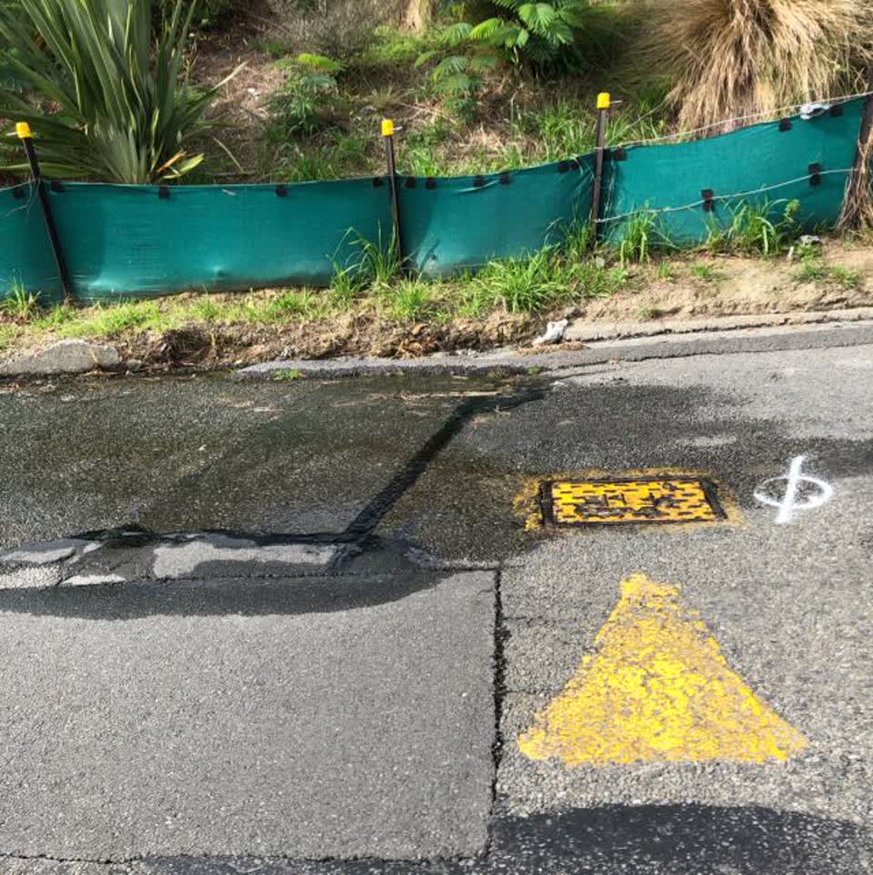 The photograph attached to this water supply report