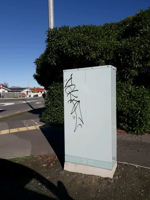 Graffiti, a report photo