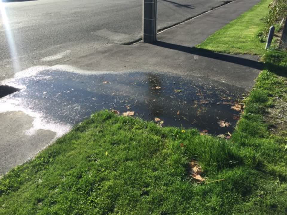The photograph attached to this water supply report