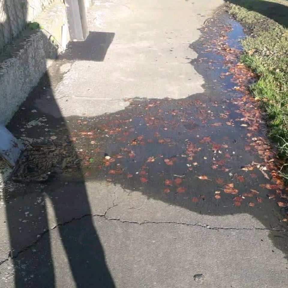 The photograph attached to this water supply report