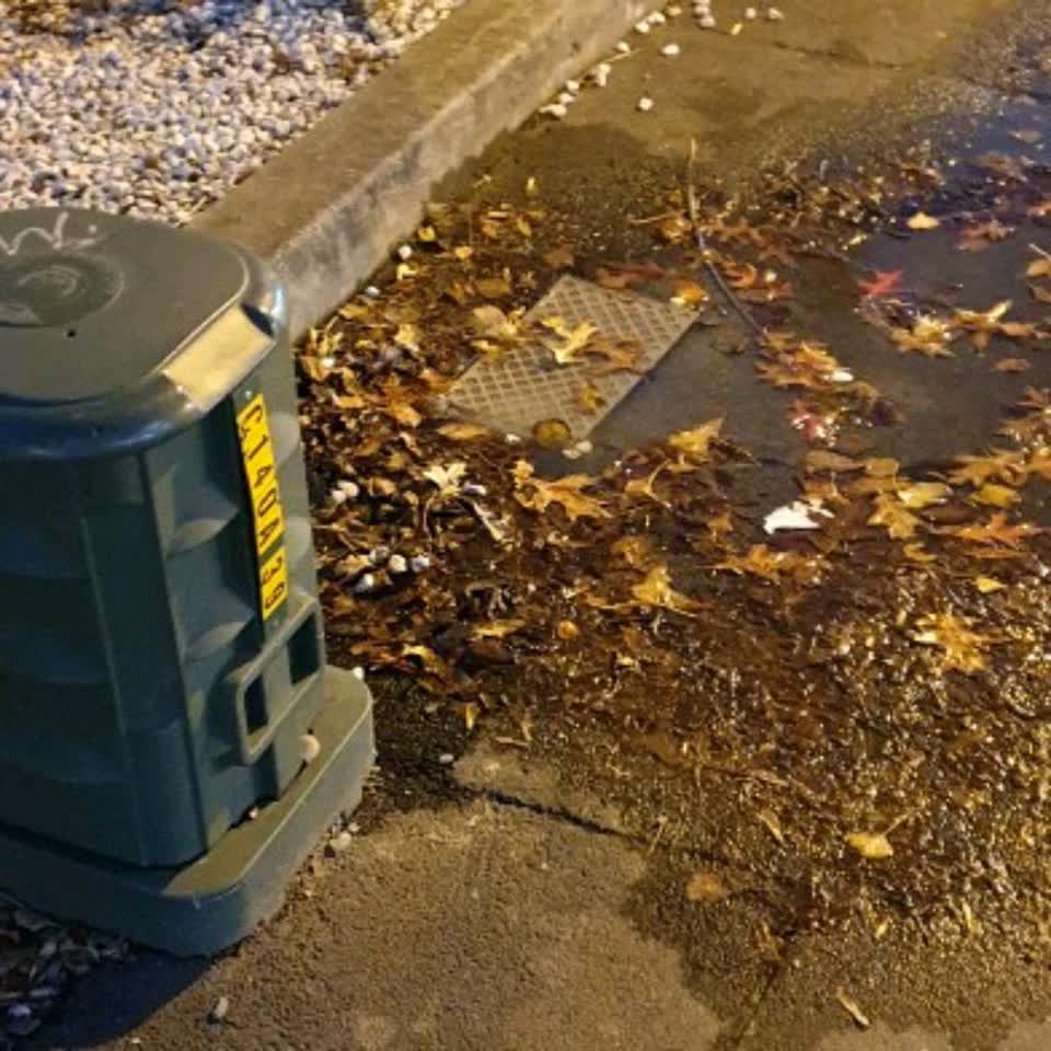 The photograph attached to this wastewater/stormwater report