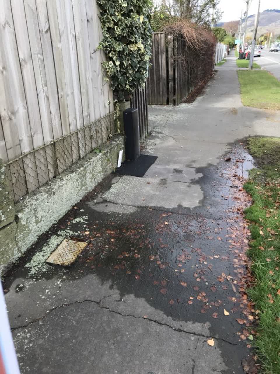 The photograph attached to this water supply report