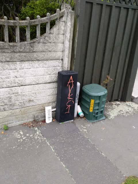 Graffiti, a report photo