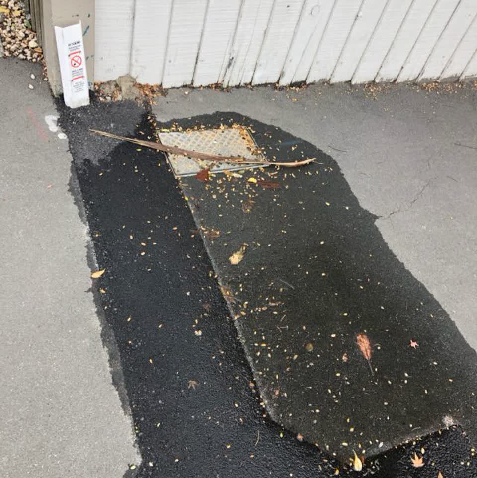 The photograph attached to this water supply report