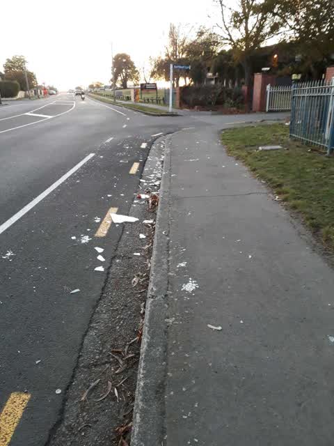 Roading/Streets, a report photo