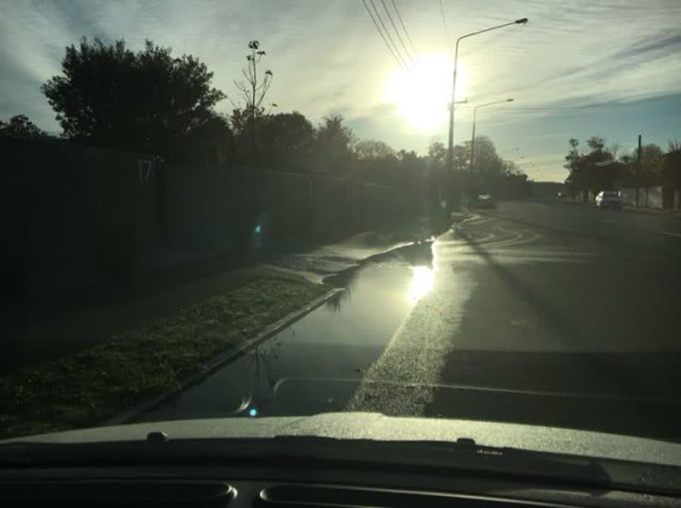 The photograph attached to this water supply report