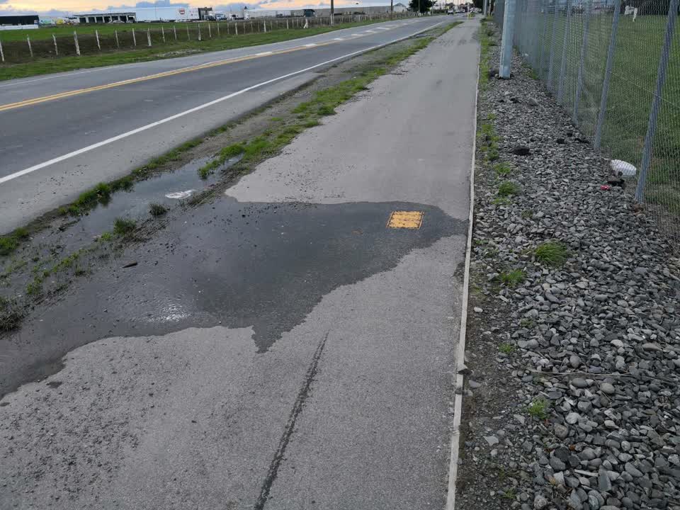 The photograph attached to this water supply report