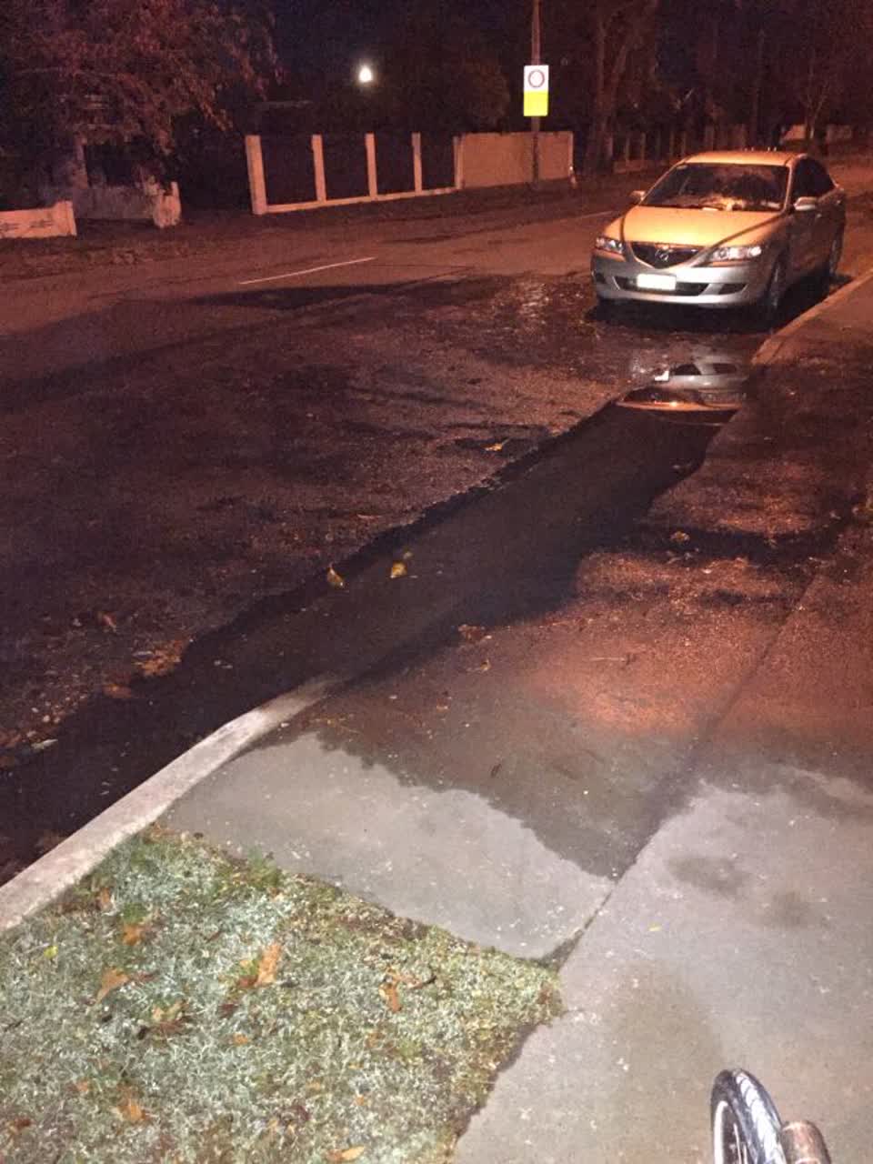 The photograph attached to this water supply report