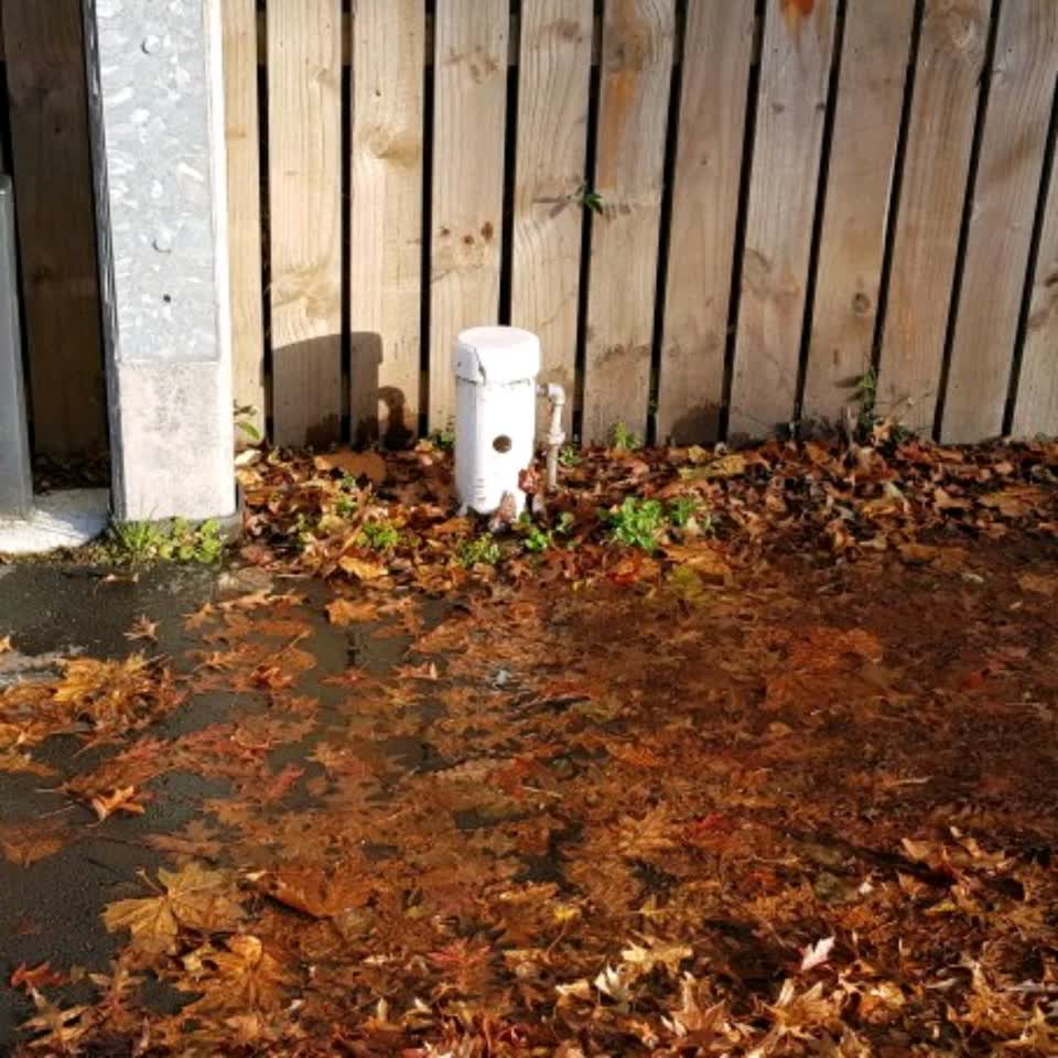 The photograph attached to this wastewater/stormwater report