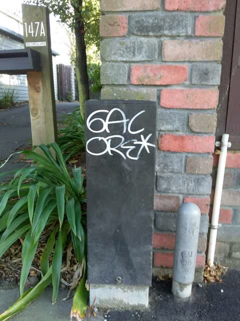 Graffiti, a report photo