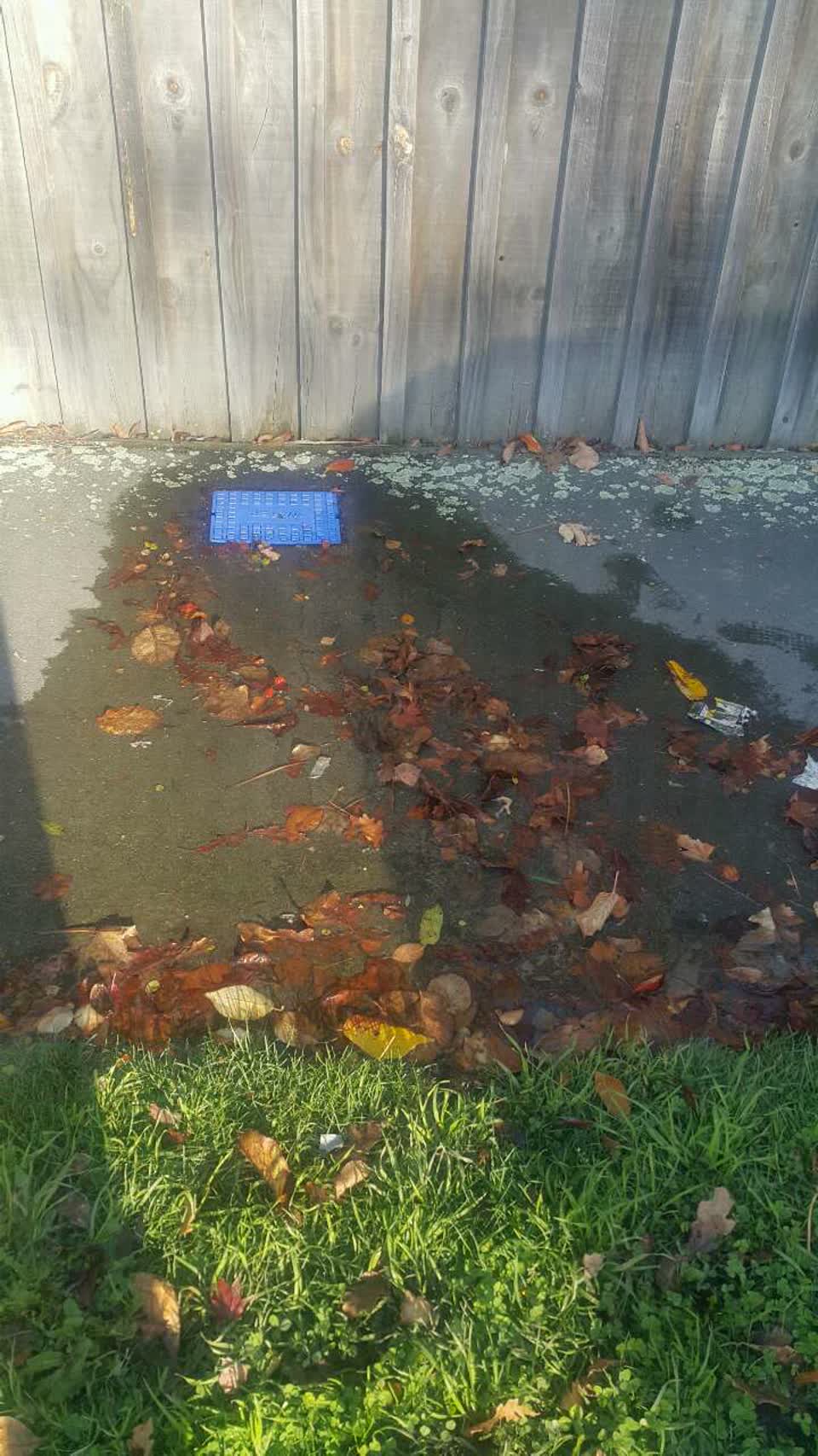 The photograph attached to this water supply report