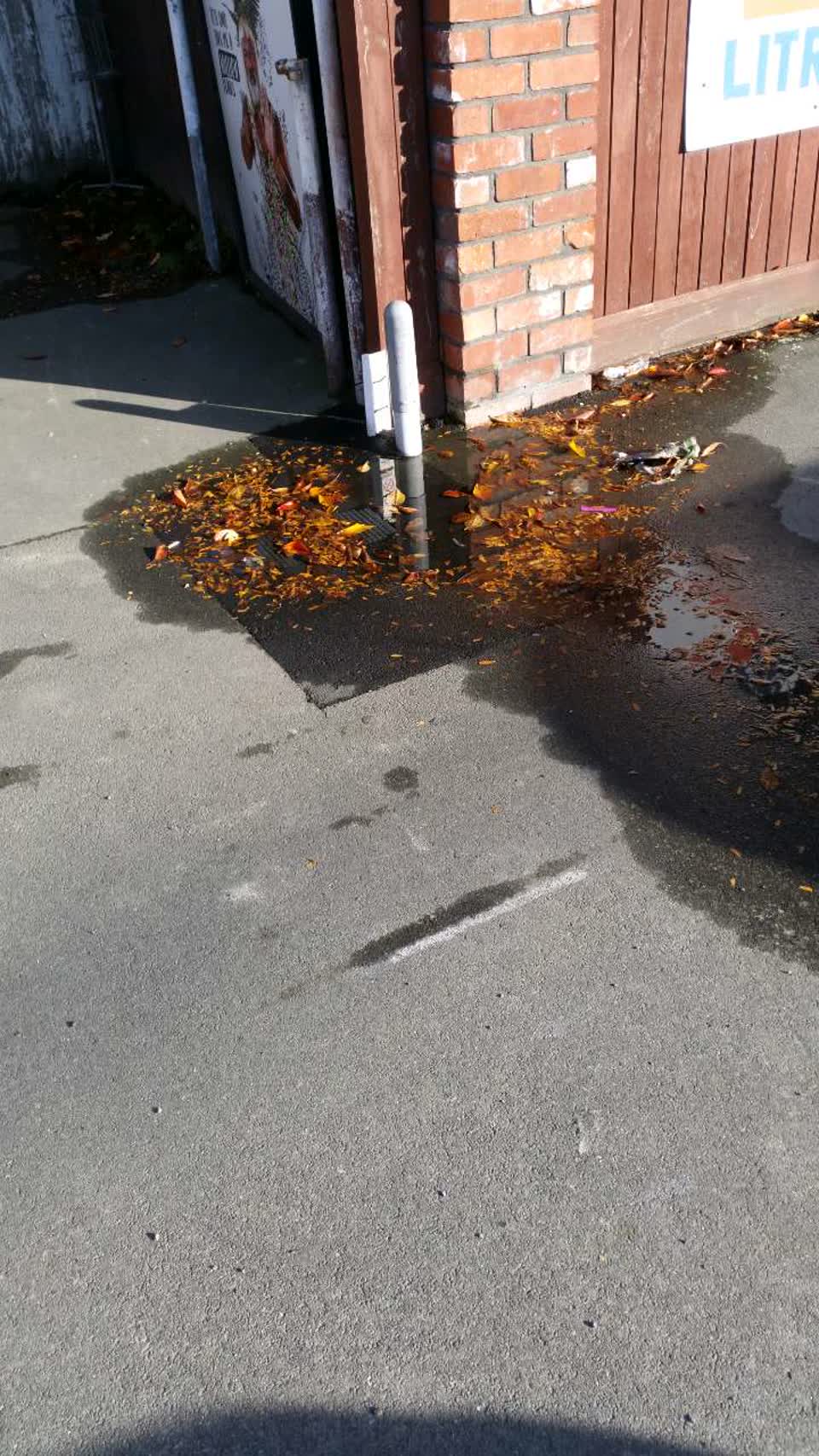 The photograph attached to this water supply report