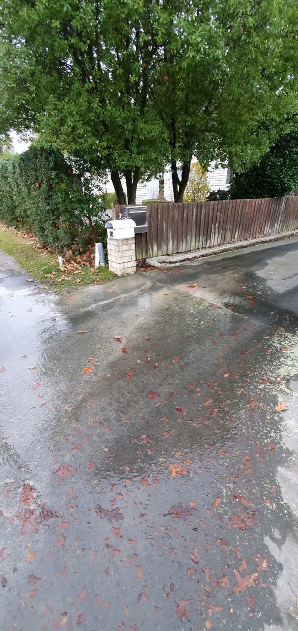 The photograph attached to this water supply report