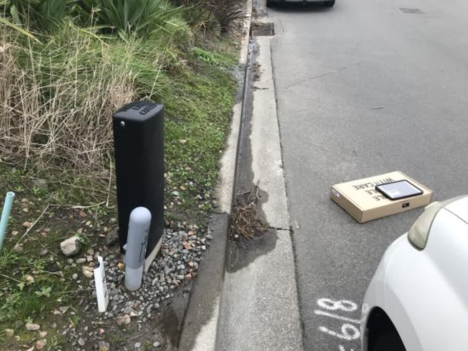 The photograph attached to this wastewater/stormwater report