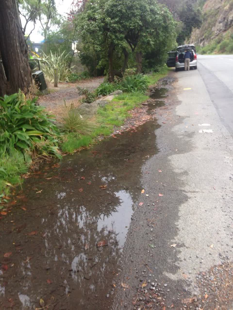 The photograph attached to this wastewater/stormwater report