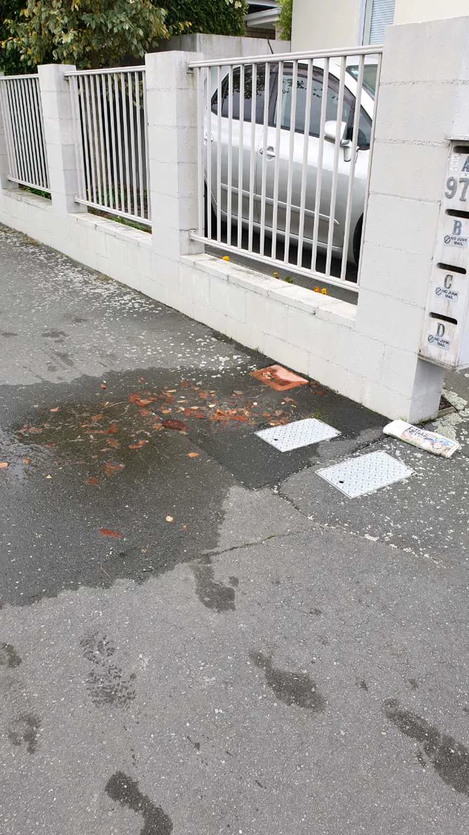 The photograph attached to this water supply report