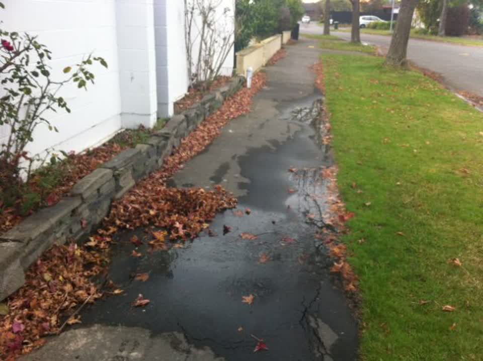 The photograph attached to this water supply report