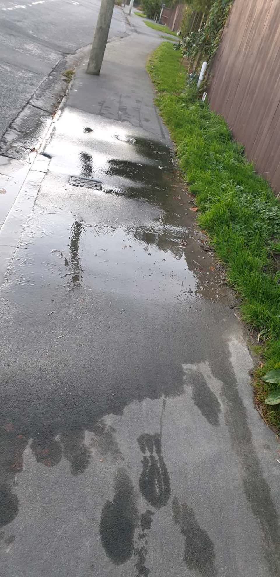 The photograph attached to this water supply report