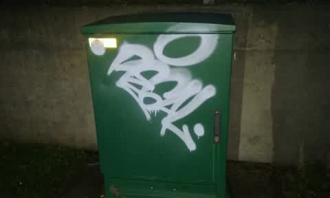 Graffiti, a report photo