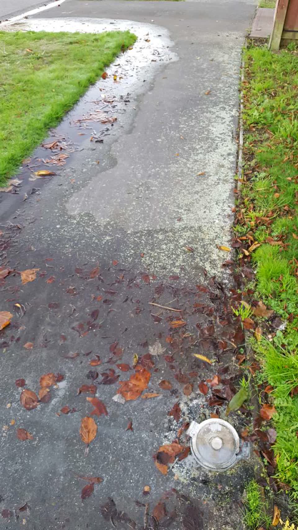 The photograph attached to this water supply report
