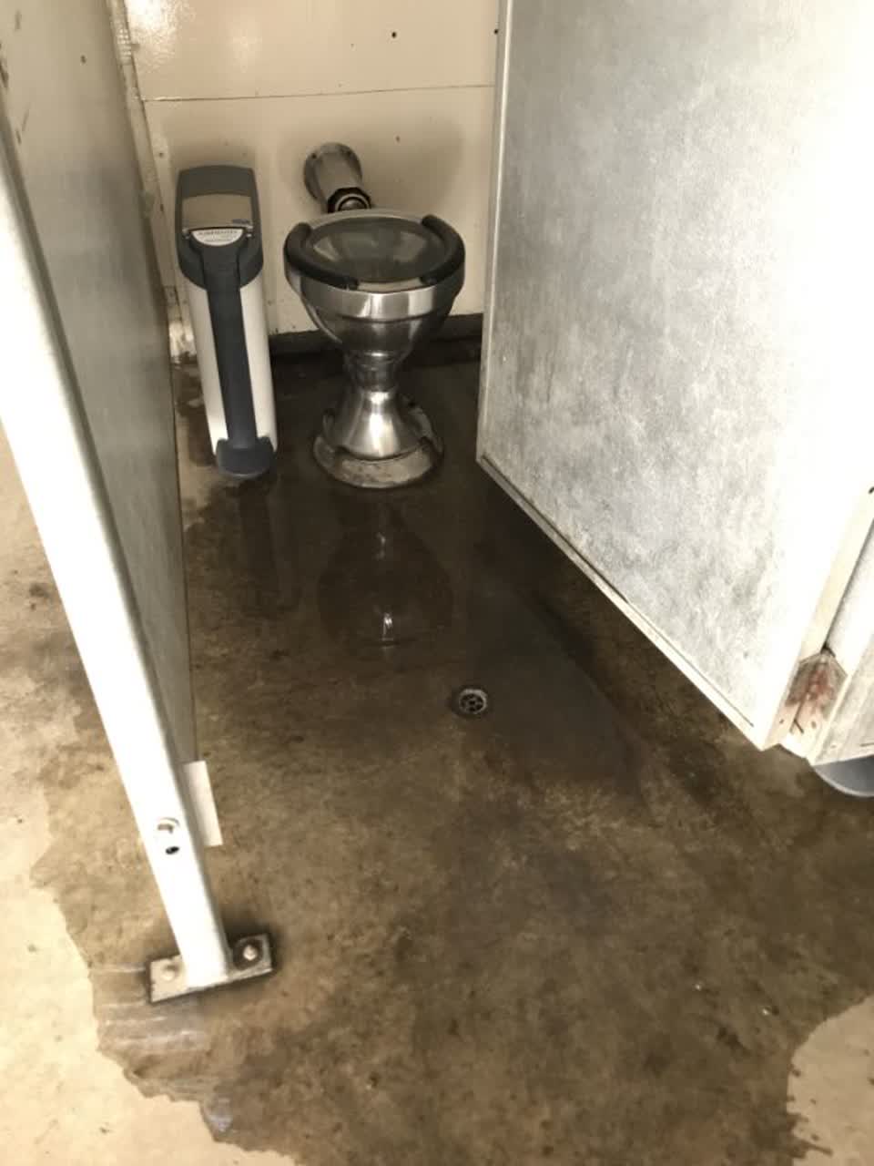 The photograph attached to this flooding report