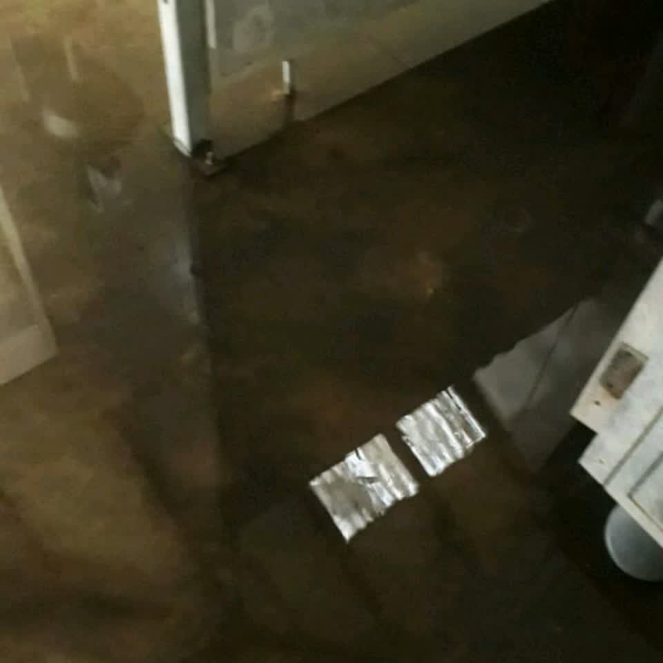 The photograph attached to this flooding report