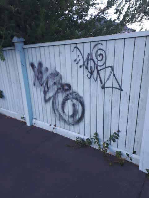 Graffiti, a report photo
