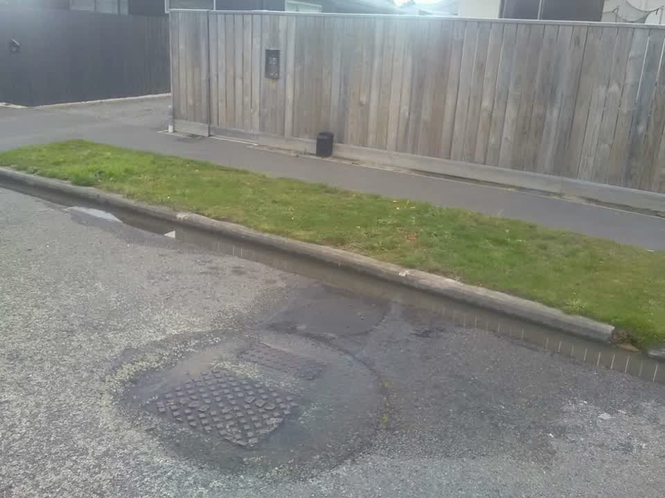 The photograph attached to this wastewater/stormwater report