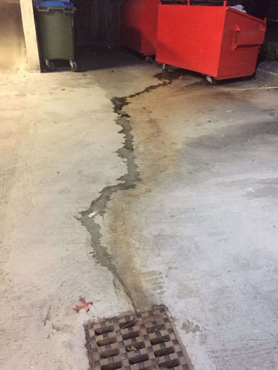 The photograph attached to this wastewater/stormwater report