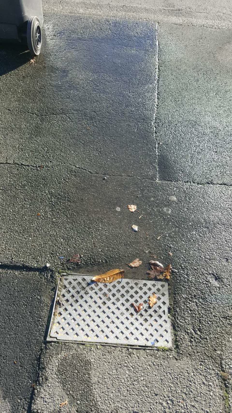 The photograph attached to this wastewater/stormwater report
