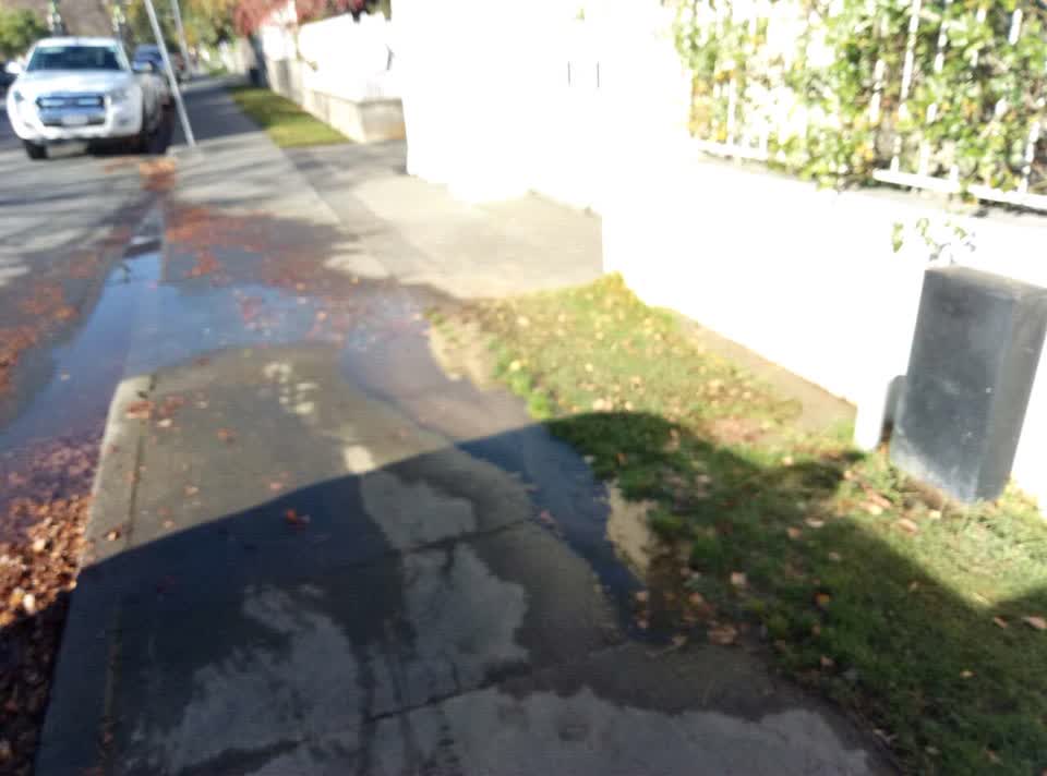 The photograph attached to this water supply report
