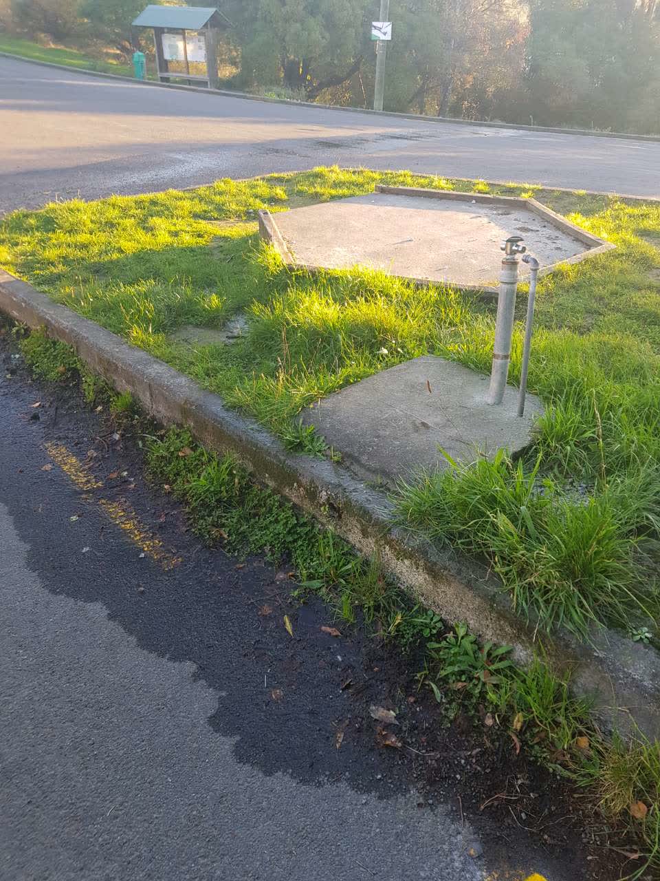 The photograph attached to this water supply report
