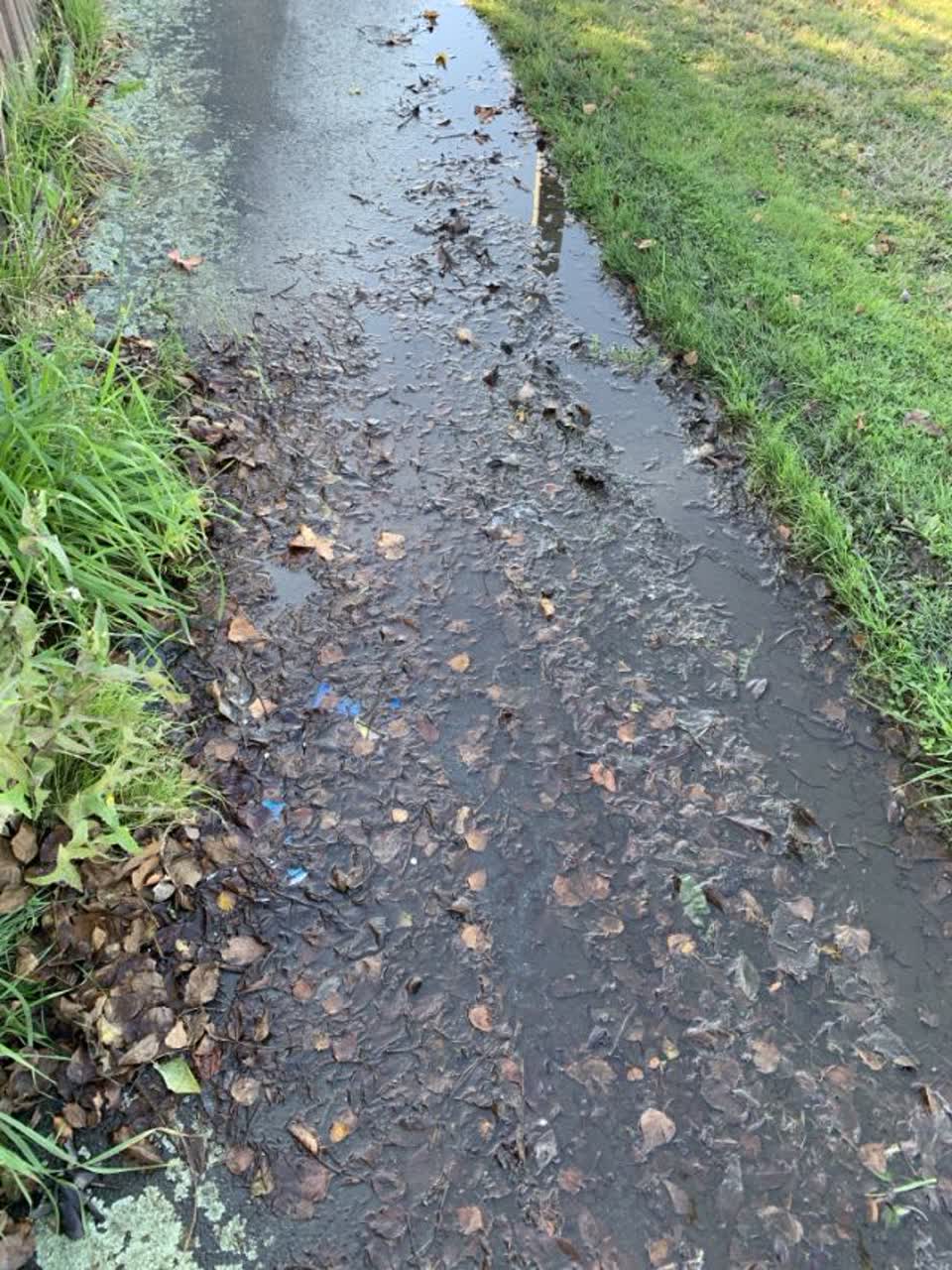 The photograph attached to this water supply report