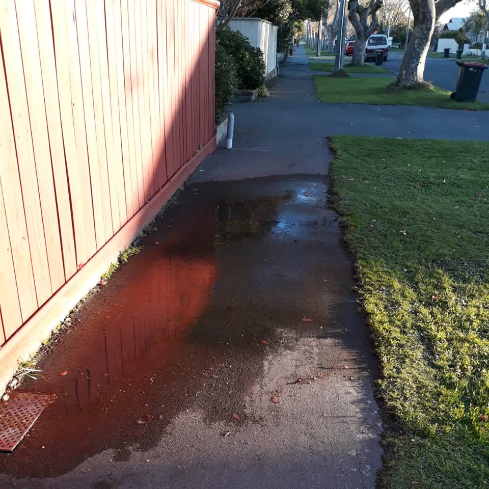 The photograph attached to this water supply report
