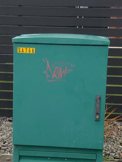 Graffiti, a report photo