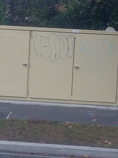Graffiti, a report photo