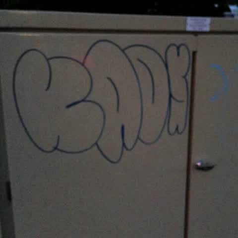 Graffiti, a report photo