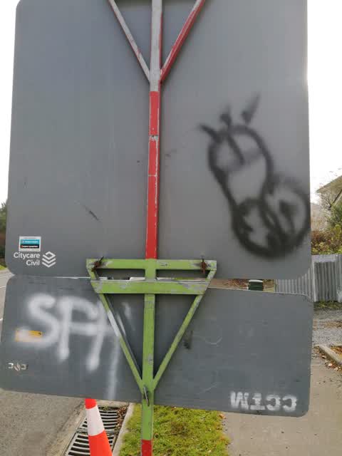 Graffiti, a report photo