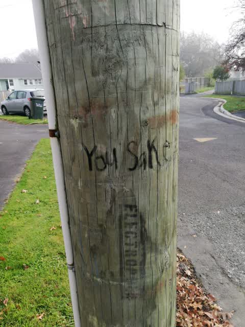 Graffiti, a report photo