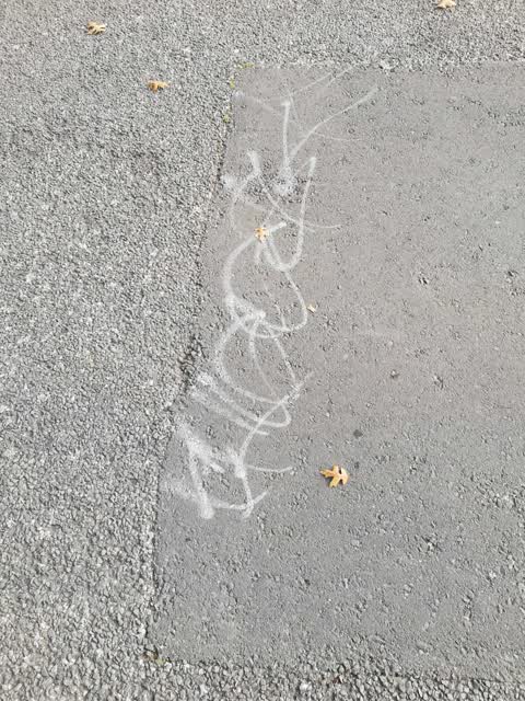 Graffiti, a report photo