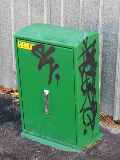 Graffiti, a report photo