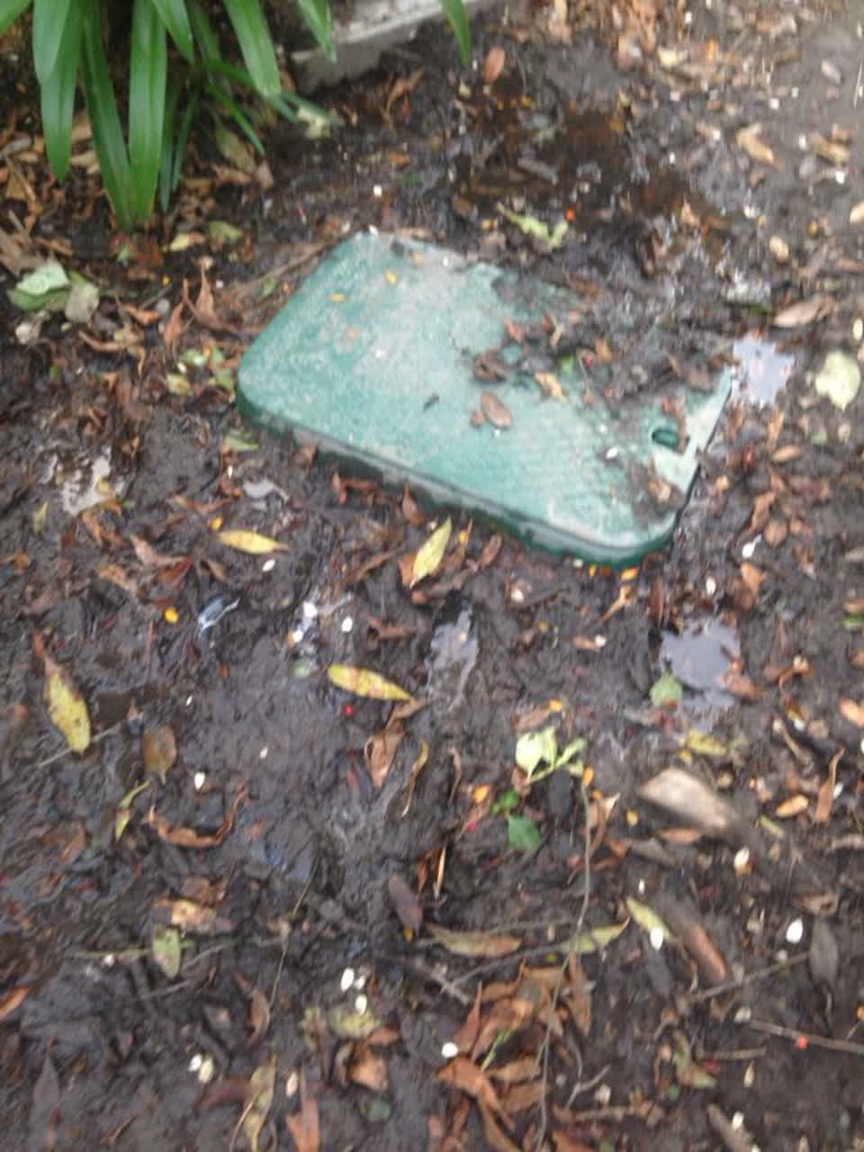 The photograph attached to this wastewater/stormwater report