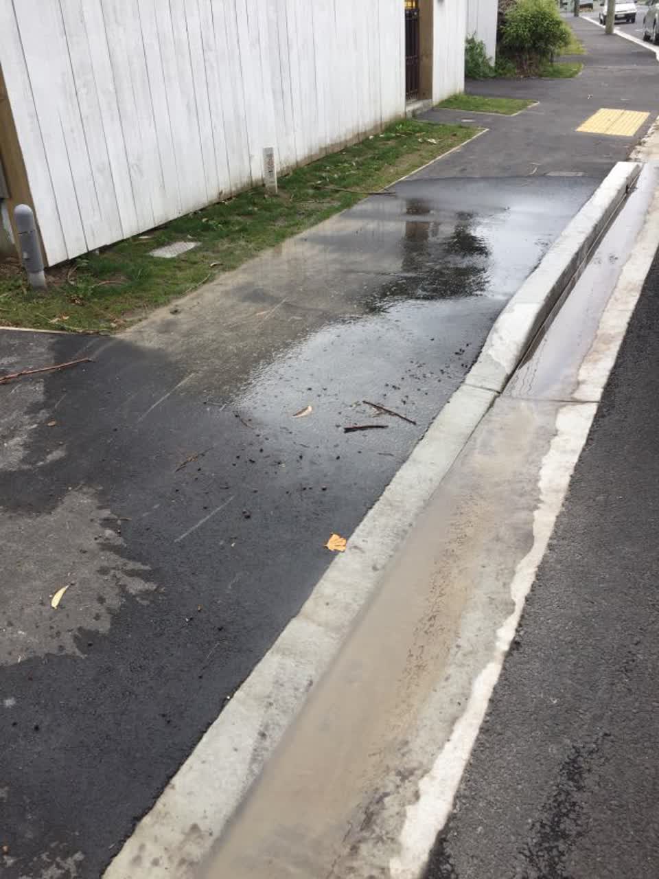 The photograph attached to this water supply report