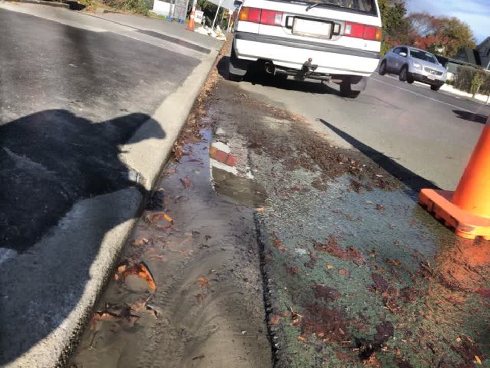 The photograph attached to this water supply report