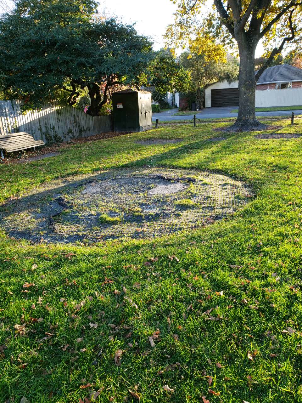 The photograph attached to this parks report