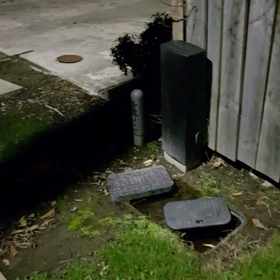 The photograph attached to this wastewater/stormwater report