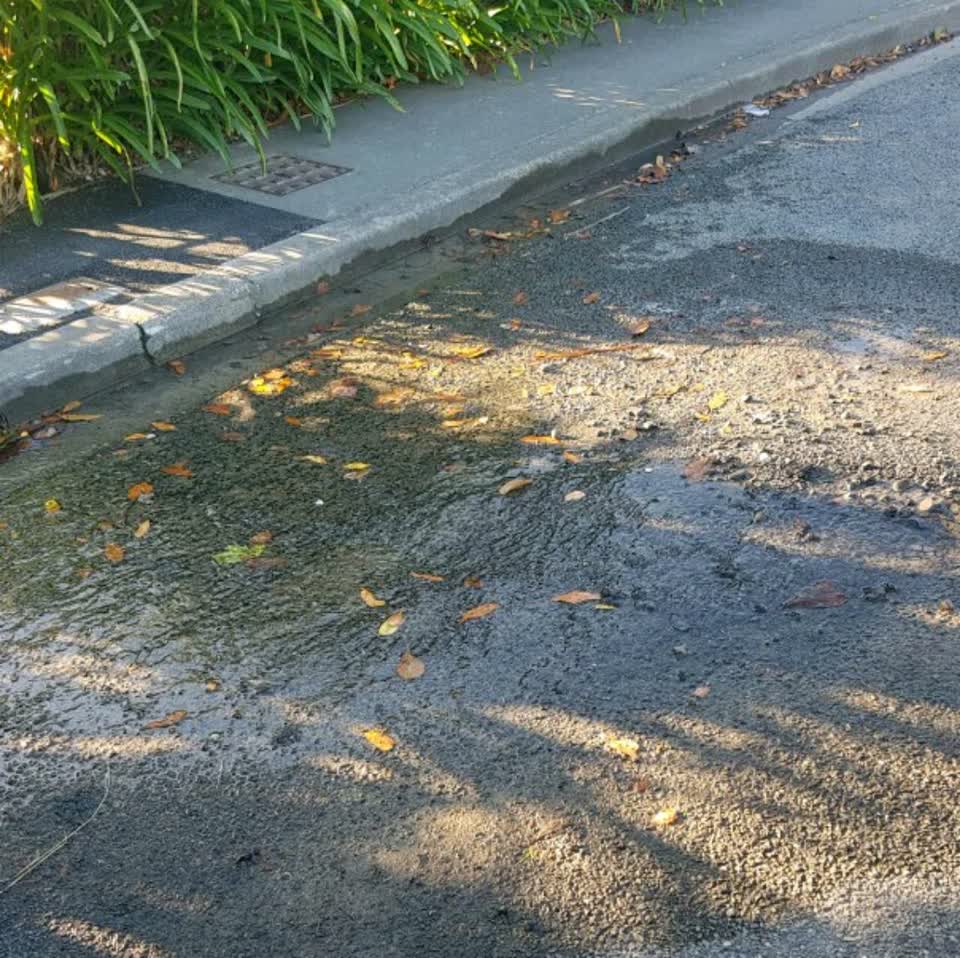 The photograph attached to this wastewater/stormwater report